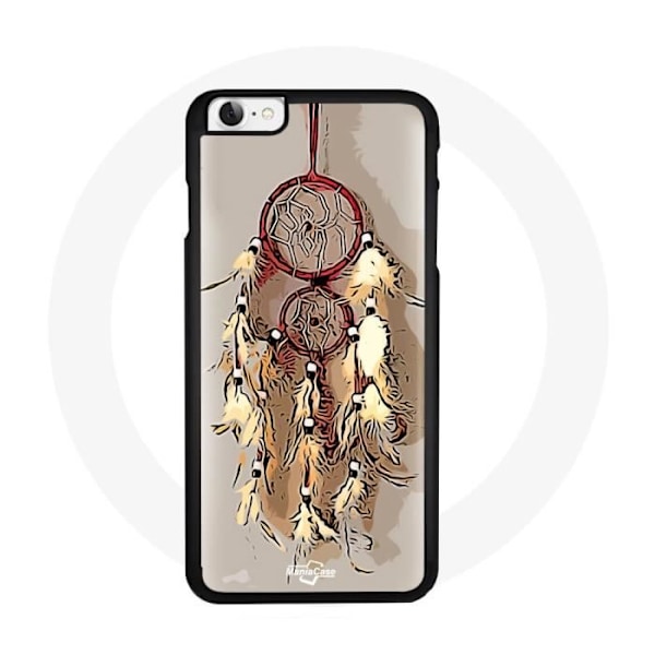Iphone 6 Plus Fodral Drömfångare beige röd vacker sömn mjukhet ömhet hjärta skydd indián p