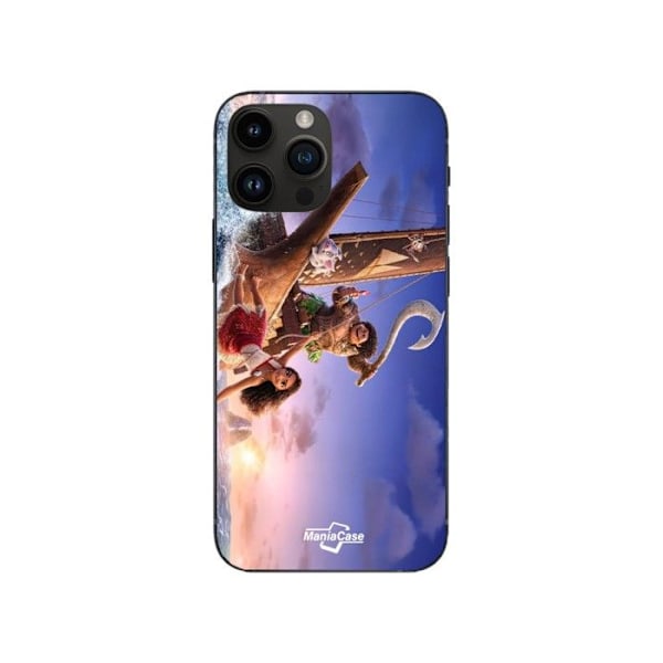 Telefonfodral - Disney - Iphone 13 Pro - Flexibelt - Silikon - Vaiana Svart