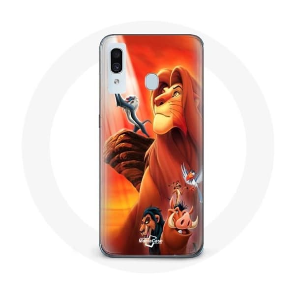 Samsung Galaxy A20e - Leijonakuningas Simba ja Mufasa kuori