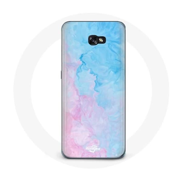 Cover til Samsung Galaxy A3 2017 Blå rosa baggrund