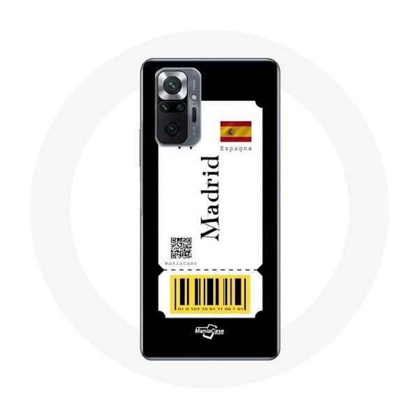 Skydd för Xiaomi Redmi Note 10 Pro Flygbiljett Madrid Spanien