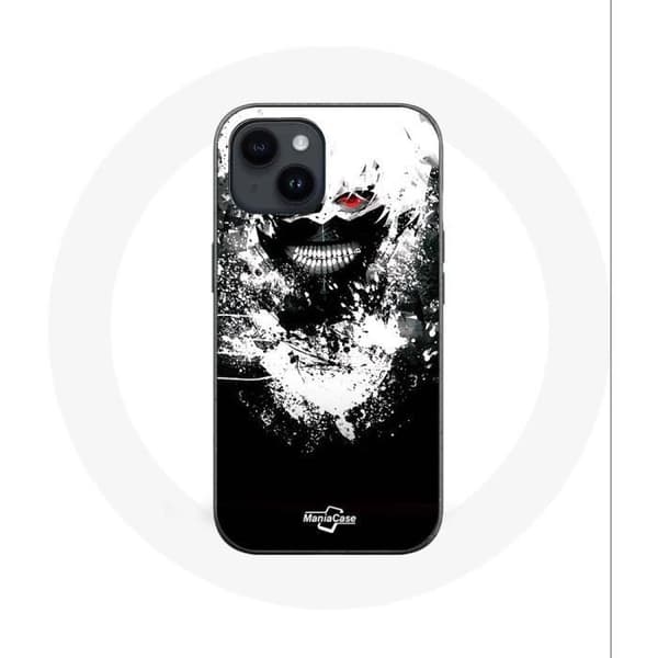 Coque - Maniacase - Iphone 14 Plus - Anime Tokyo Ghoul - Blød - Sort