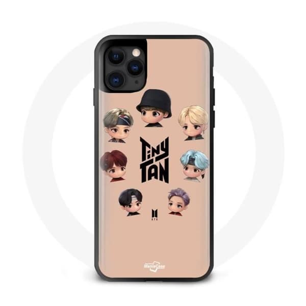 Cover til iPhone 12 Pro BTS TinyTAN Animation Plakat RM Jin Suga J-Hope Jimin V Og Jungkook