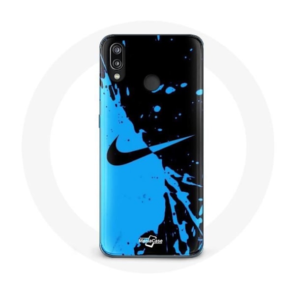 Coque - Nike - Huawei P20 Lite - Mjuk - Blå och Svart - Skydd Blå och svart