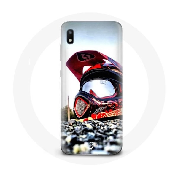 Coque - maniacase - Samsung Galaxy A10 - Souple - Noir - Moto Cross Svart
