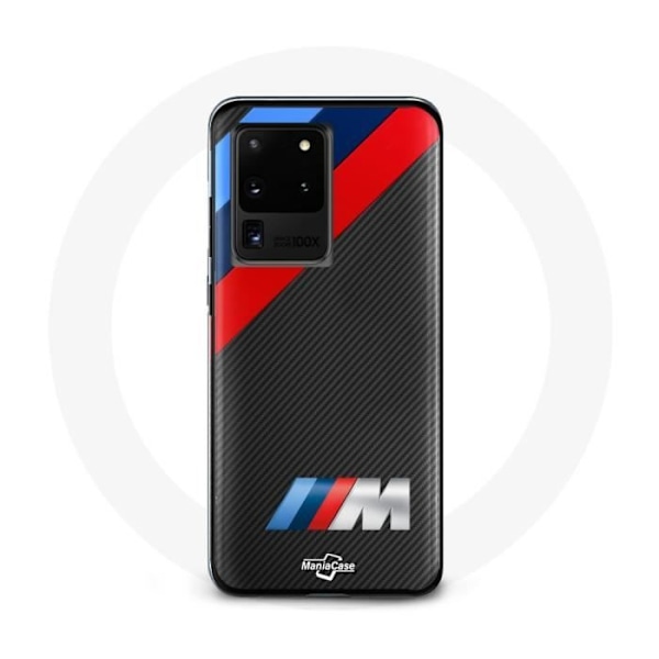 Coque - BMW - S20 Ultra - Svart - Logotyp - Styv
