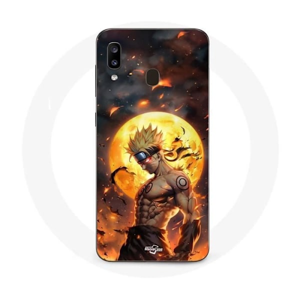 Coque Maniacase för Samsung Galaxy A20e mörk naruto måne 3D