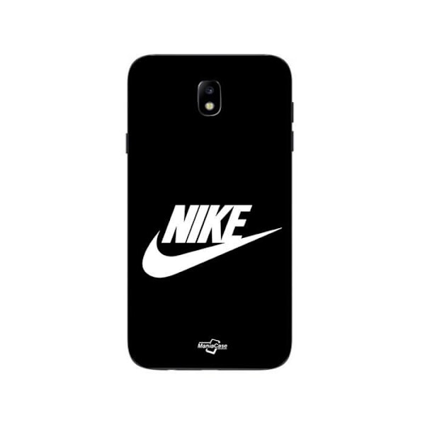 Coque - Nike - Samsung Galaxy J7 2018 - Mjuk - Svart - Vit Logotyp vit svart