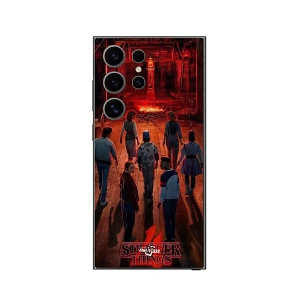 Coque - Maniacase - Samsung Galaxy S25 Ultra - Svart - Flexibel - Stranger Things säsong 4