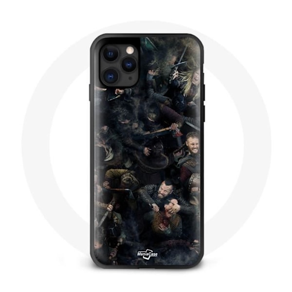Skydd för Iphone 12 Pro Max - Vikings - Säsong 6 - Svart - Plast - Rakt