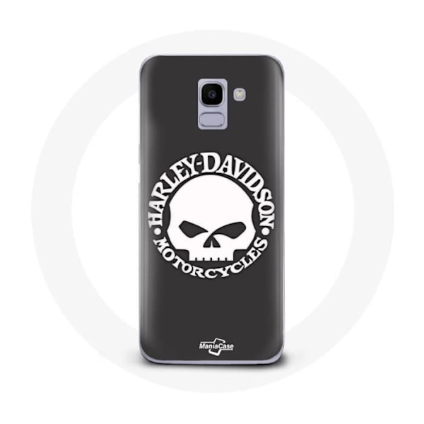 Coque för Samsung Galaxy J6 2018 Harley Davidson Motors Dödskalle