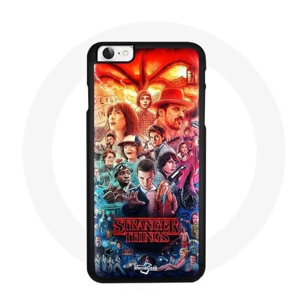 iPhone 6 cover Stranger Things Teaser Sæson 4 Plakat Karakterer Kunst