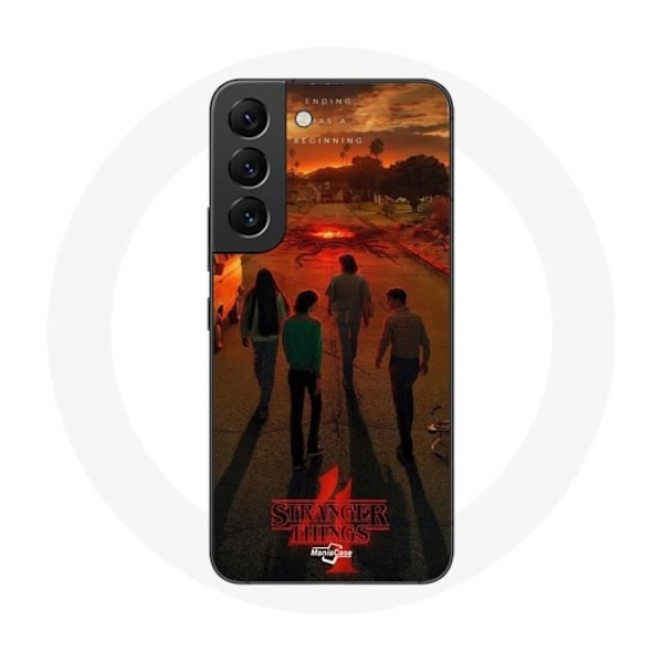 Coque för Samsung Galaxy S22 Stranger Things Säsong 4 Affischkonst Utrustning av den Nya Teorin