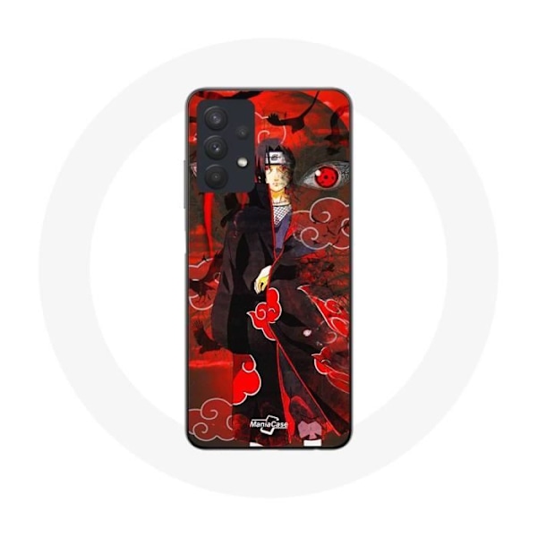 Coque för Samsung Galaxy A32 5G Itachi Uchiwa Naruto Anime