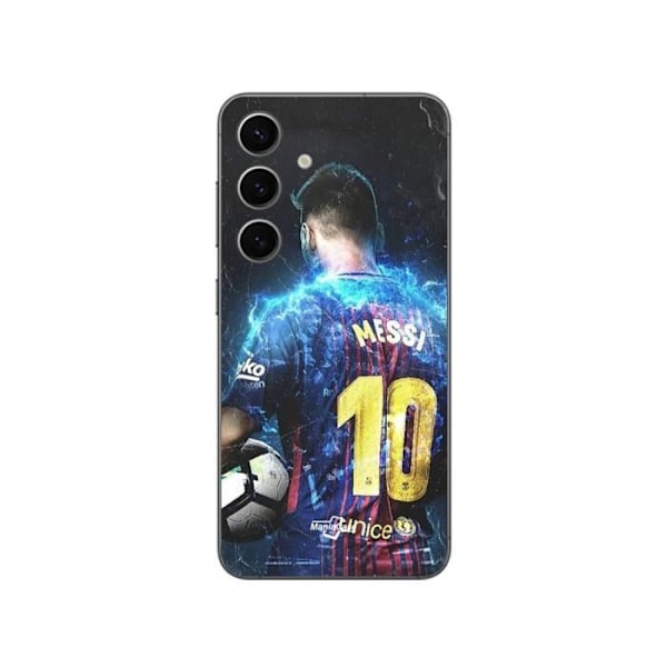Coque Samsung Galaxy S24 plus Lionel Messi Fotbolls Superstjärna Maniacase