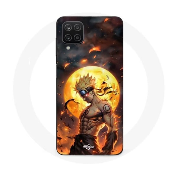 Coque Samsung Galaxy A12 mörk naruto måne 3D