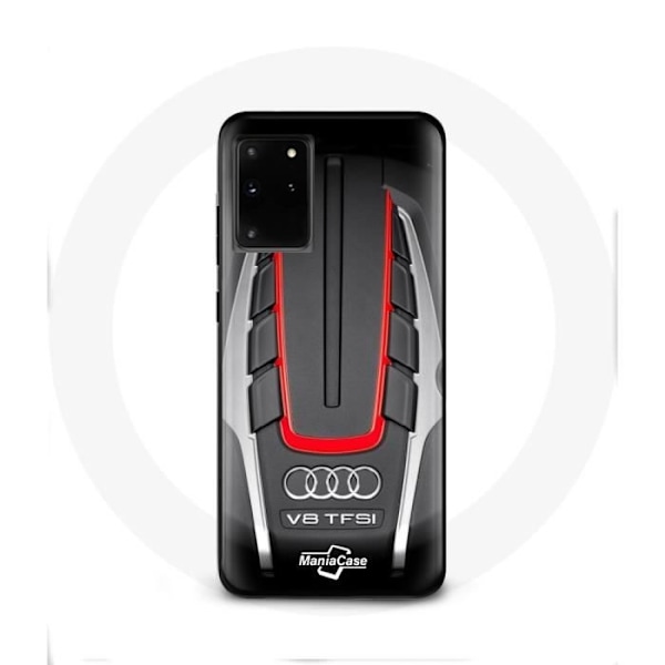Coque för Samsung Galaxy S11 Plus Audi S8 Röd logotyp