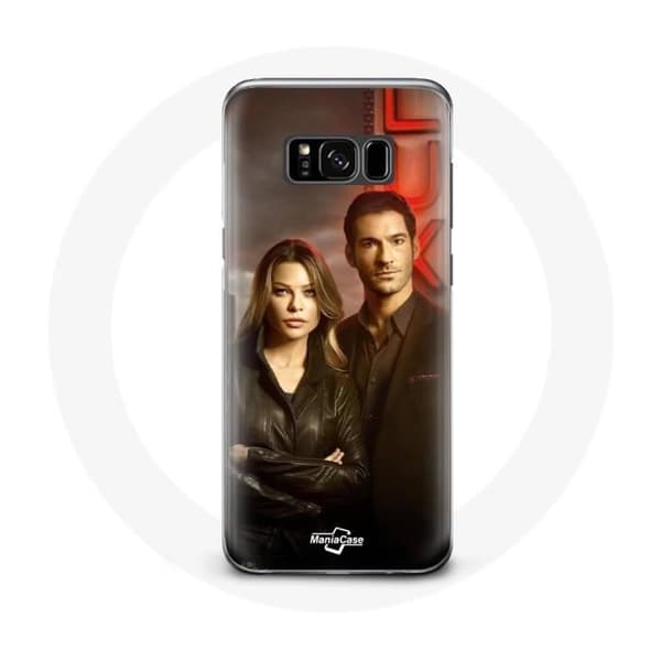 Cover til Samsung Galaxy S8 plus Chloe Decker og Lucifer Morningstar