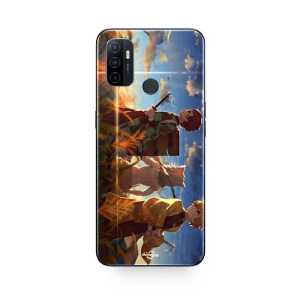 Coque Oppo A32 tanjiro inosuke och zenitsu Maniacase