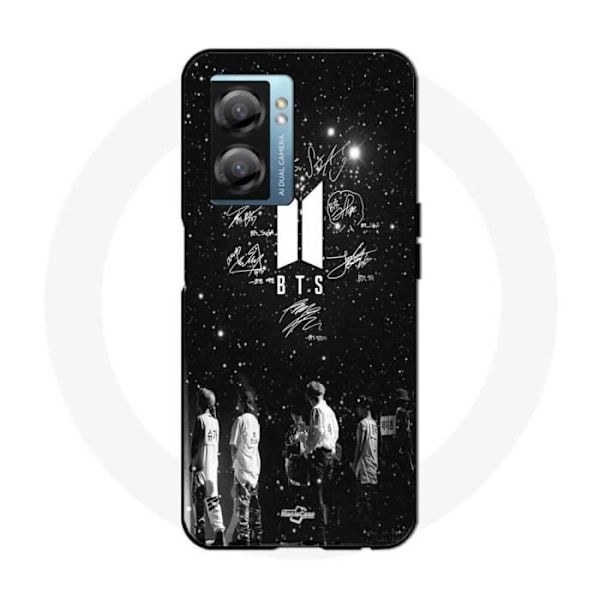 Coque - Maniacase - Oppo A77 5G - Svart - Stjärnklar natt - Mjuk Svart