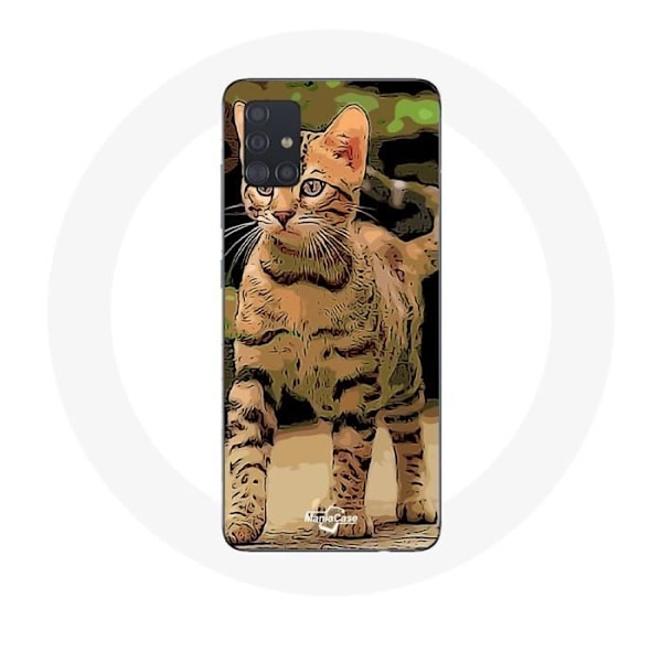 Coque för Samsung Galaxy A51 5G Bengalras av tecknade katter