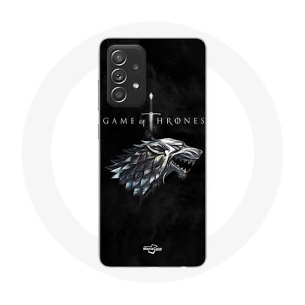 Coque för Samsung Galaxy A52 Game of Thrones Säsong 8 Järntronen Huset Stark Logotyp Vintern