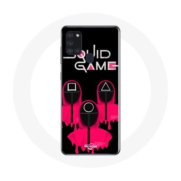 Coque Samsung Galaxy A21S Squid Game Masker Fyrkant Triangel och Cirkel