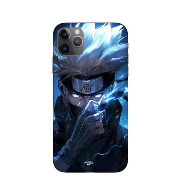 Coque Maniacase til Iphone 11 Pro max Kakashi Hatake anime fanart