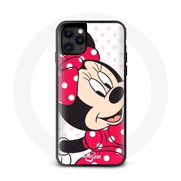 Coque - Maniacase - Iphone 12 Pro Max - Minnie Mouse - Mjuk - Skydd och dekoration Svart