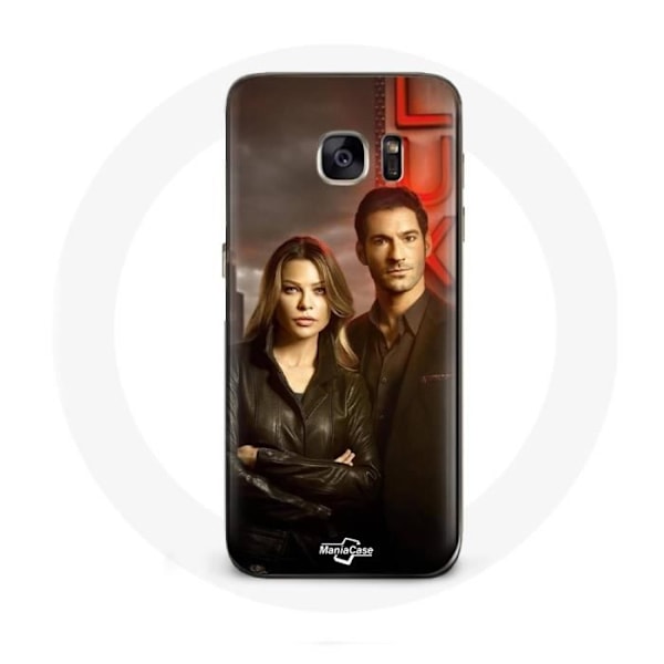 Coque för Samsung Galaxy S7 Edge Chloe Decker och Lucifer Morningstar