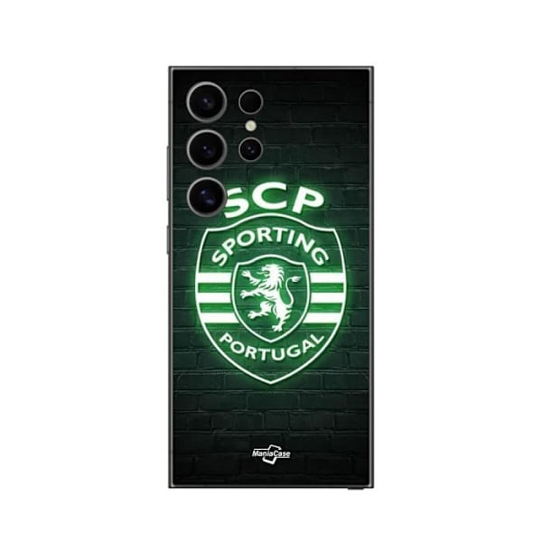 Coque Samsung Galaxy S25 Ultra SCP SPORTING PORTUGAL LUMINEUX FOND NOIR Maniacase