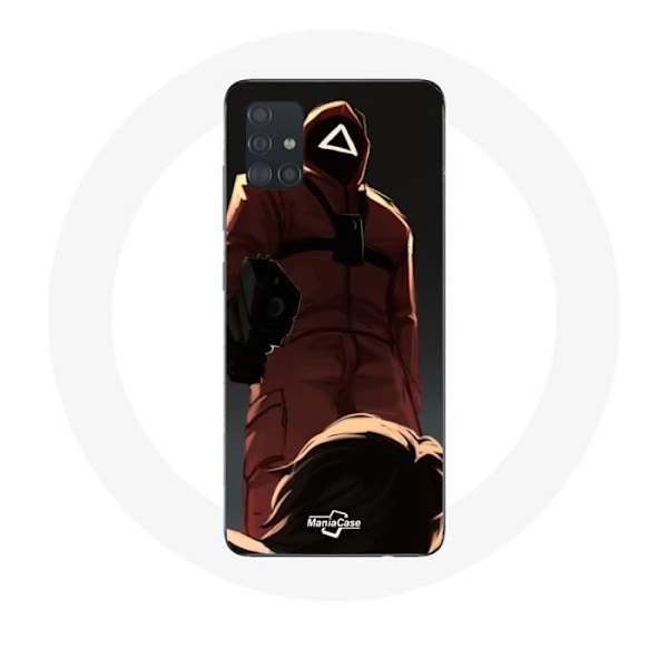 Coque - Squid Game - Samsung Galaxy A51 - Röd - Mjuk - Stötabsorberande skydd Röd
