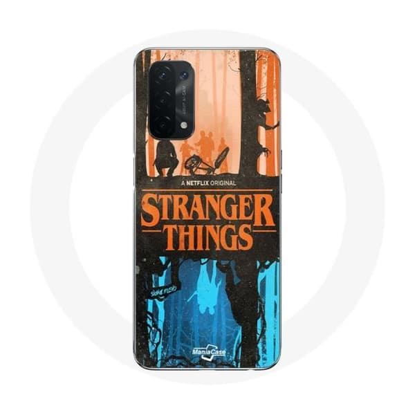 Coque för Oppo A74 Stranger Things Vänskapsomslag