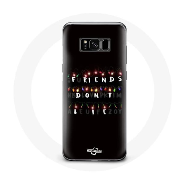 Coque för Samsung Galaxy S8 Plus Stranger Things Affisch Vänner Ljuger Inte God Jul