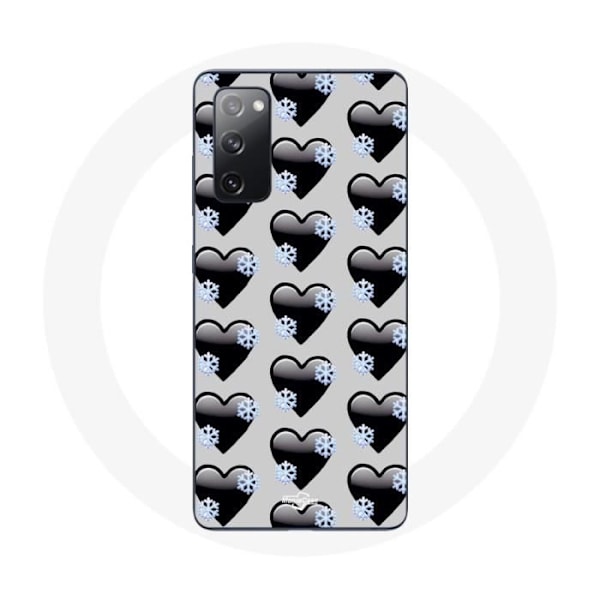 Cover til Samsung Galaxy S20 FE med sorte hjerter