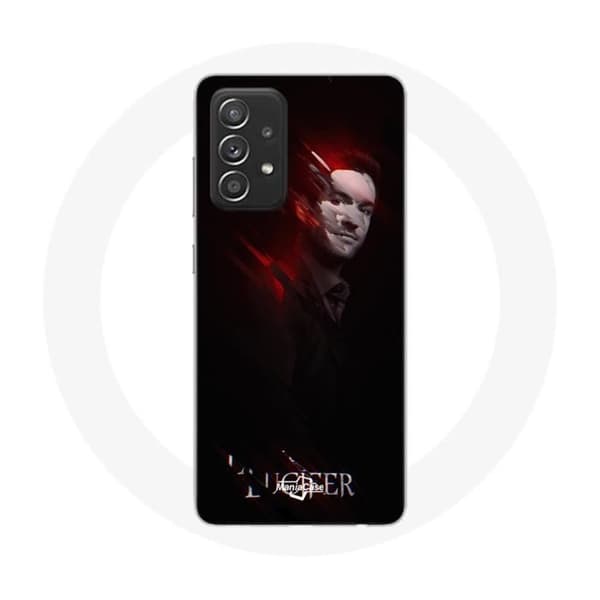 Samsung Galaxy A52 Lucifer-sarja musta tausta kuori