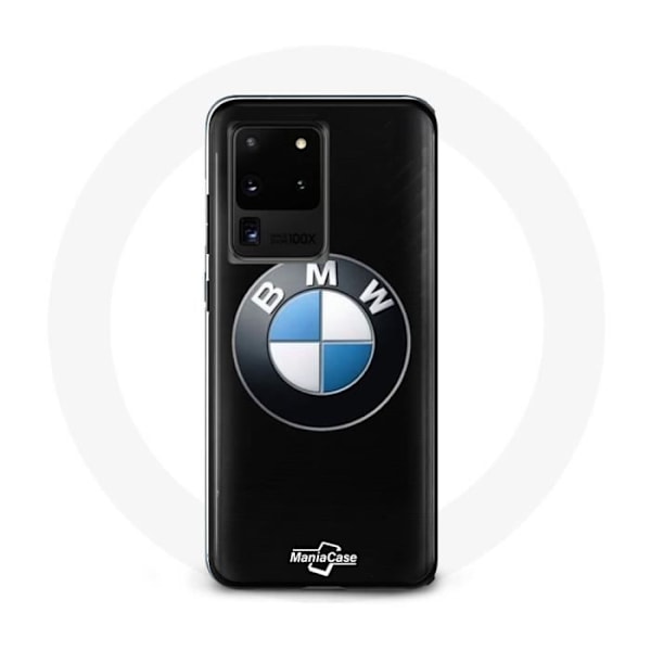 Coque - BMW - Samsung Galaxy S20 Ultra - Logotyp - Svart - Hård Svart