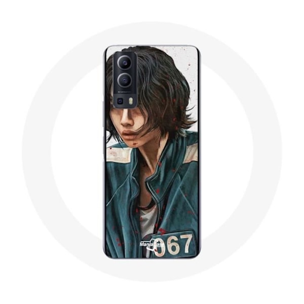 Coque - Vivo - Y72 - Souple - Blanc - Squid Game Kang Sae Byeok Nummer 067
