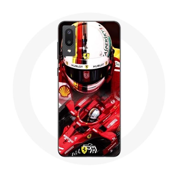 Skal för Samsung Galaxy A02 Formule 1 Sebastian Vettel F1 Röd