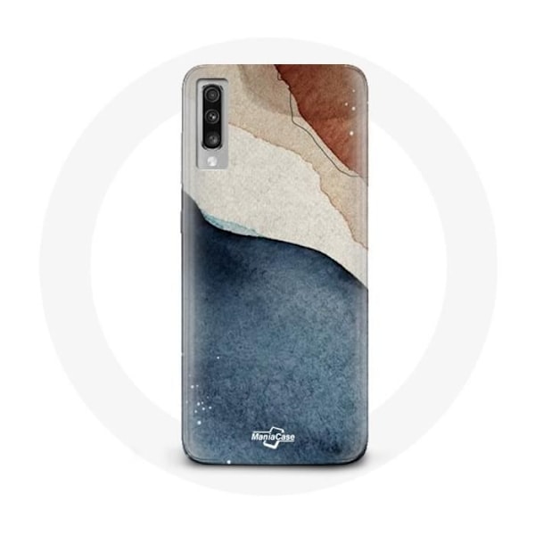 Skyddsväska för Samsung Galaxy A50 med abstrakt texturbakgrund