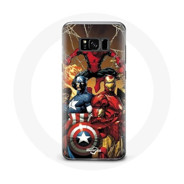 Coque för Samsung Galaxy S8 plus Avengers invaders Gamla soldater
