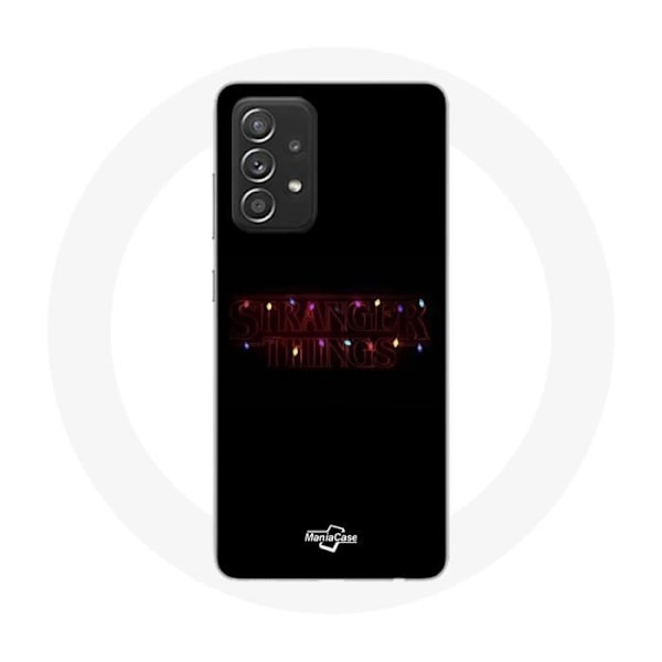 Coque för Samsung Galaxy A33 5G Stranger Things Affisch Logotyp God Jul