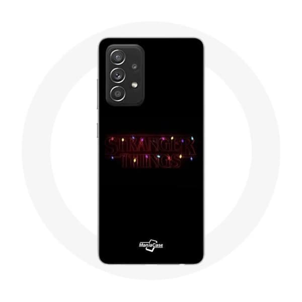 Coque - Samsung - Galaxy A33 5G - Pehmeä - Musta - Stranger Things Hyvää Joulua