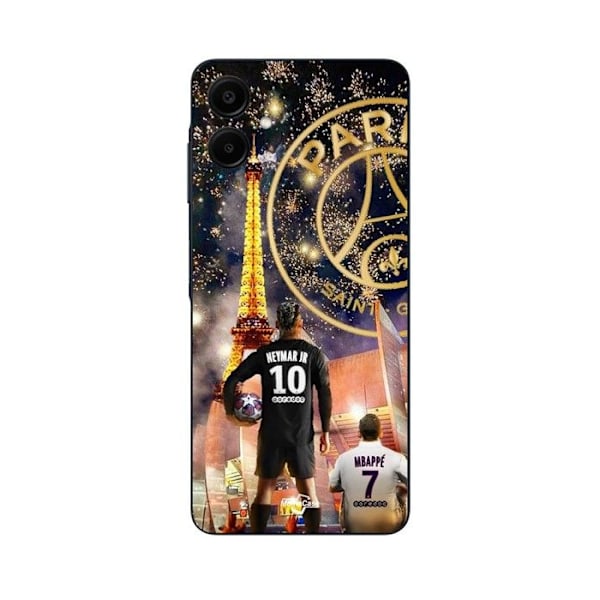 Telefonfodral - Maniacase - Samsung Galaxy A06 - Silikon - Mjuk - Neymar Mbappé Jul Svart