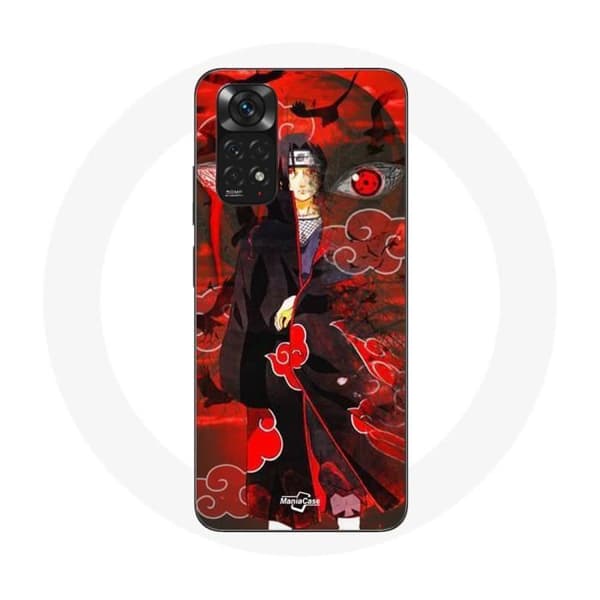 Coque pour Xiaomi Redmi Note 11 4G Itachi Uchiwa Naruto Anime