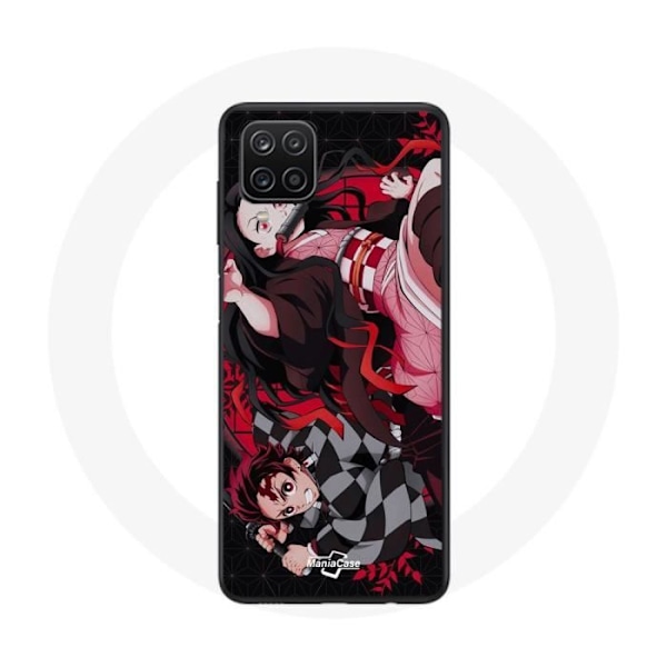 Coque för Samsung Galaxy A22 4G Demon Slayer Tanjiro Nezuko Attack Combat - Maniacase
