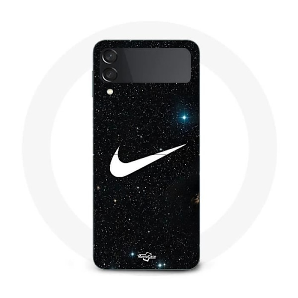 Coque - Nike - Galaxy Z Flip4 - Svart - Stjärnig galax - Mjuk