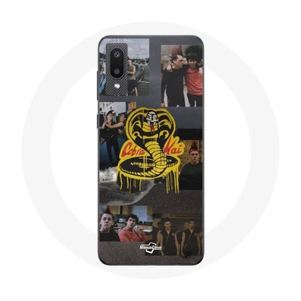 Coque för Samsung Galaxy A02 Cobra Kai Logotyp Affisch Serie