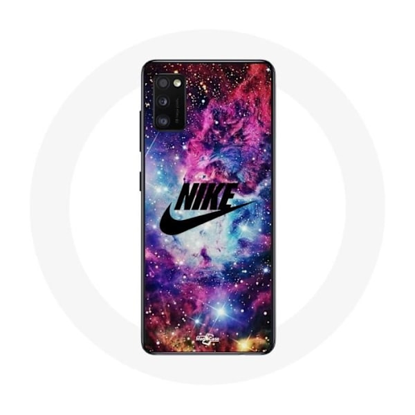 Coque Samsung Galaxy A41 Nike-logotyp i färggladt utrymme