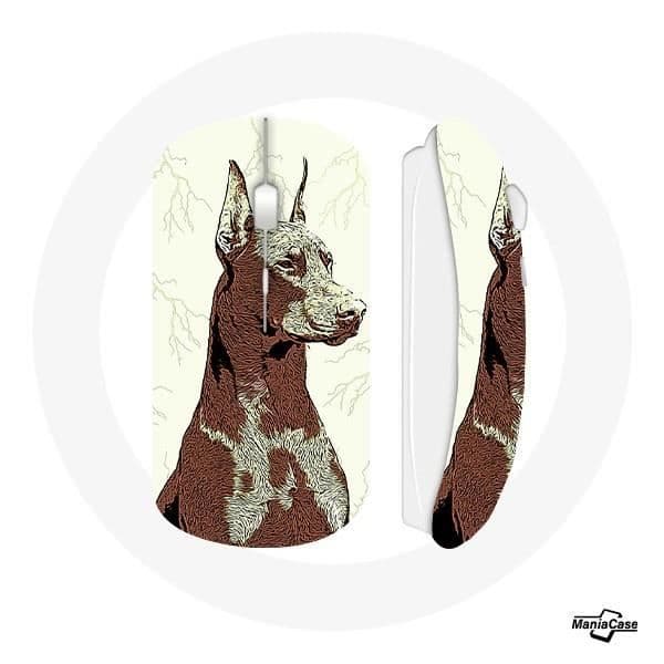 Trådlös Mus Doberman Hundras